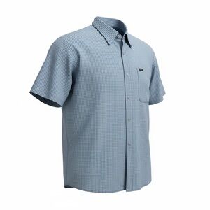 Away Light Blue Casual Button Down Shirt